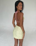 Image of Kelsi Swim Skirt in Paisley Yellow