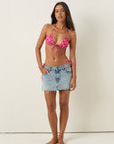 Image of Pamita Bikini Top in Mini Swirl Pink