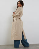 Image of Panala Trench Coat in Sand