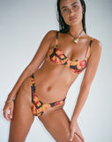 Image of Farida Bikini Bottom in Orchid Sunset