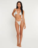 Image of Leyna Bikini Bottom in Pretty Petal Ivory