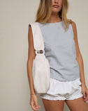 Image of Pasila Top in Mini Gingham Blue and Grey