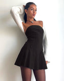 Image of Payoda Bandeau Mini Dress in Black