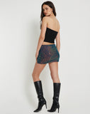 Image of Pelma Mini Skirt in Sequin Opal Shine