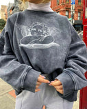 Image of Glo Sweatshirt in Stone Wash Angelo