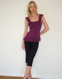 Image of Piro Top in Chiffon Aubergine