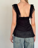 Image of Piro Top in Chiffon Black