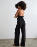 Image of Donata Trouser in Black with Belt