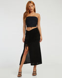 image of Priyan Midi Skirt in Black