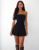 Image of Payoda Bandeau Mini Dress in Black