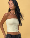 Image of Shae Bandeau Top in Buttercream