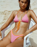 image of Farida Bikini Bottom in Pink Terry