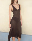 Image of Rabindra Maxi Dress in Brown