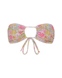 Image of Racola Bikini Top in Pink Abstract Floral Swim