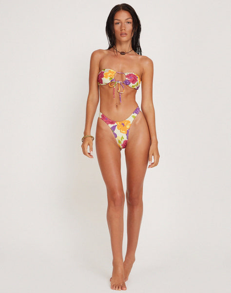 Image of Farida Bikini Bottom in Tropicana Brights