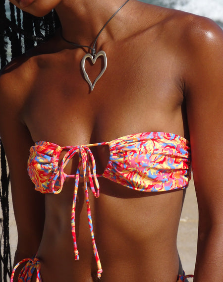 Pami Bikini Top in Orchid Sunset