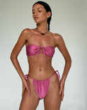 Image of Racola Bikini Top in Mauve Shimmer