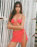 Image of Yargo Mesh Sarong in Scarlet Red