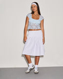 image of Rada Top in Lace Ice Blue