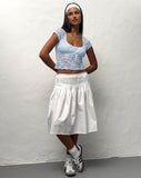 image of Rada Top in Lace Ice Blue