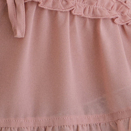 RAEYA TIE FRNT CAMI TOP CHIFFN PINK 51