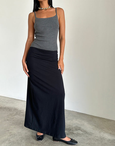 Image of Liana Maxi Skirt in Black