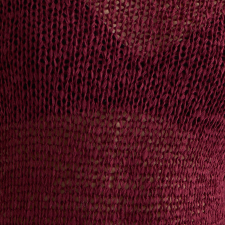 Rajiya Open Weave Jumper in Burgundy