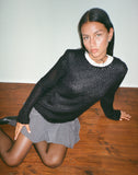 Image of Ranvir Knitted Jumper in Black