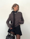 Image of Ranvir Knitted Jumper in Charcoal