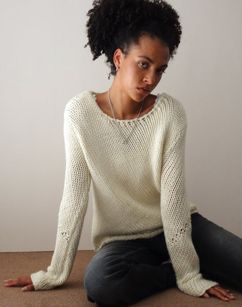 Image of Ranvir Knitted Jumper in Neutral