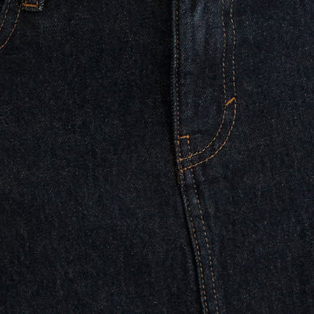 RAW HEM DART MINI SKIRT INDIGO