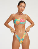 image of Farida Bikini Bottom in Tropicana Floral