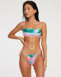 image of Reema Bikini Top in Multi Blur Orb Yellow