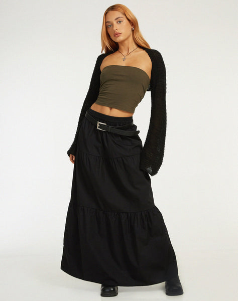 image of Remax Maxi Skirt in Black