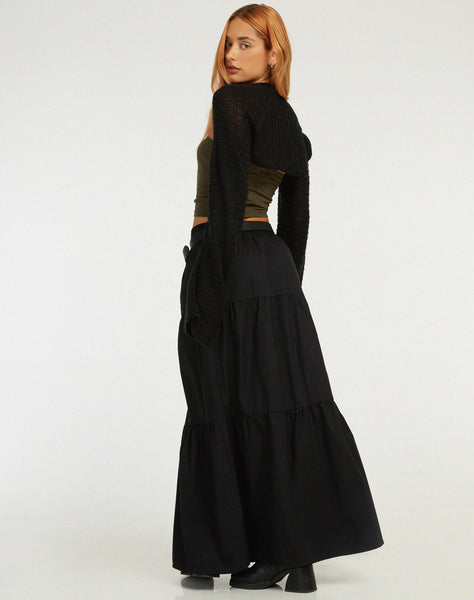 image of Remax Maxi Skirt in Black