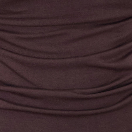 Renice Cowl Long Sleeve Top in Bitter Chocolate