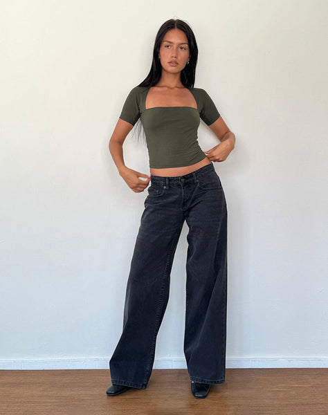 Image of Requa Crop Top in Olive