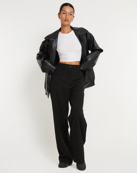 Zovey Flare Trouser in Black