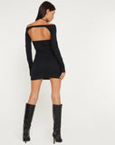 image of Brada Bodycon Mini Dress in Black