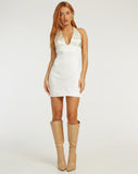 Image of Coda Slip Dress in Satin Ivory