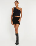 Image of Guida Mini Skirt in Big Bubble Black