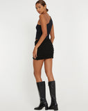 Image of Guida Mini Skirt in Big Bubble Black