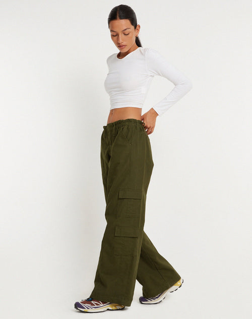 image of Hansa Cargo Trouser in Panama Dark Olive