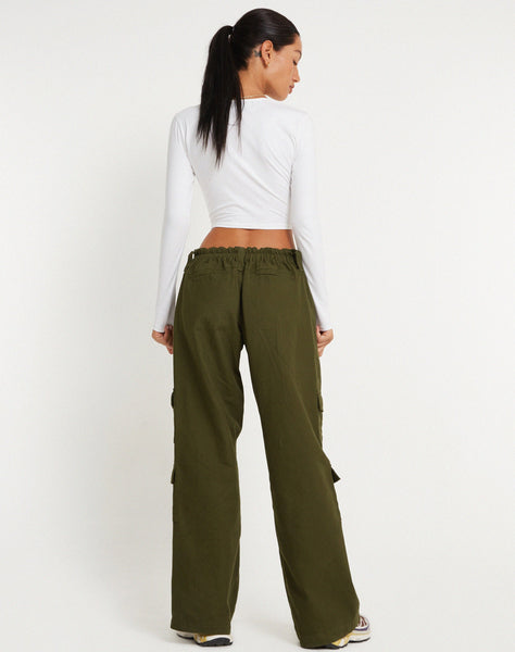 image of Hansa Cargo Trouser in Panama Dark Olive