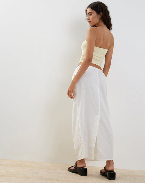 image of Joelene Midi Skirt in White