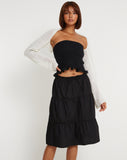 Image of Kiyo Bandeau Top in Black