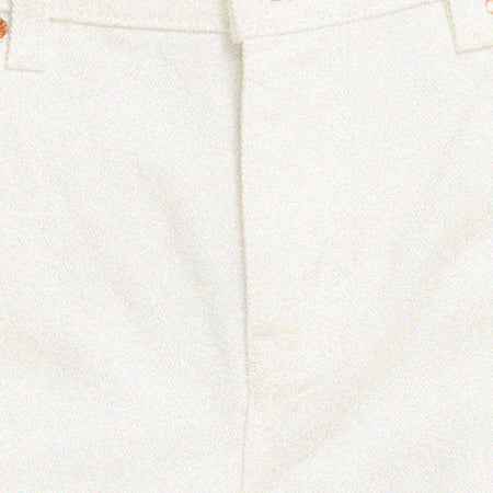 MOTEL X BARBARA Low Rise Parallel Jeans in True White