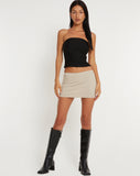 image of Lidya Mini Skirt in Coconut Milk