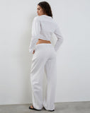 Image of Lyse Super Cropped Shirt in White