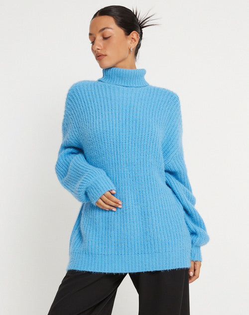 image of Mada Jumper in Knit Blue